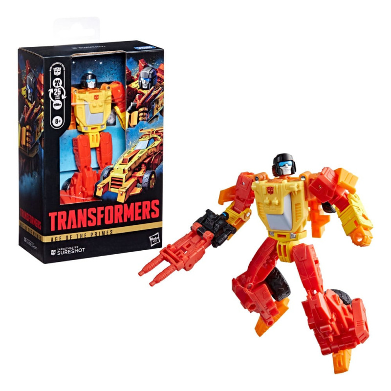 Transformers Age of the Primes Deluxe Class Action Figure Targetmaster Sureshot 14 cm 2
