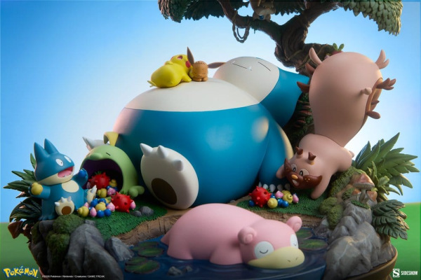 Pokémon Diorama Snorlax 33 cm 6