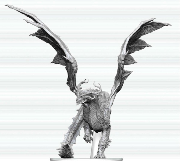 Dungeons & Dragons Nolzur's Marvelous Miniatures Unpainted Miniature Adult Spirit Dragon 24 cm