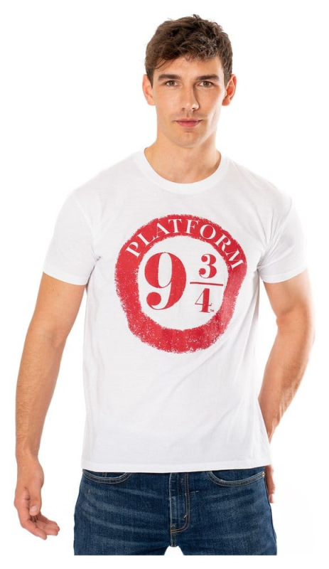 Harry Potter T-Shirt Platform 9 3/4 Raised Print Size XL 1