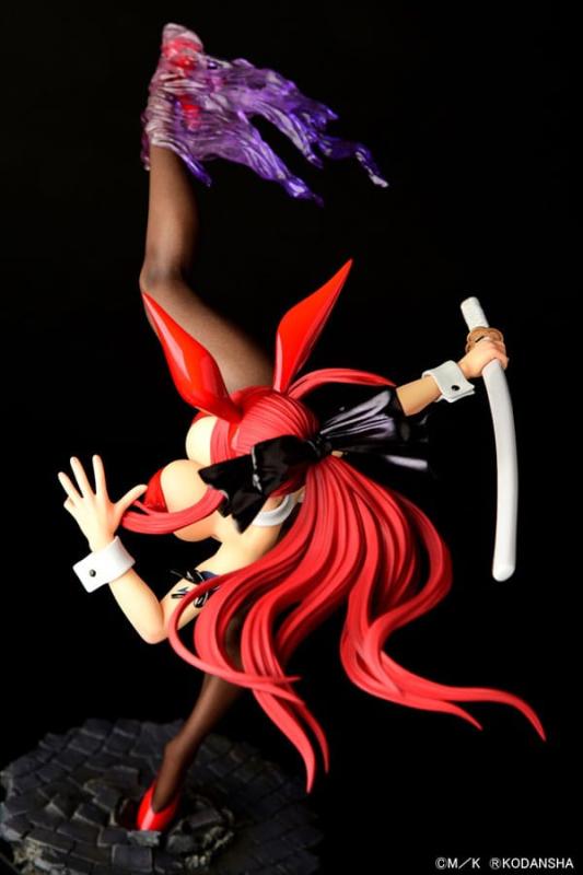 Fairy Tail Statue 1/6 Erza Scarlet High Kick Crimson Bunny Ver. 37 cm