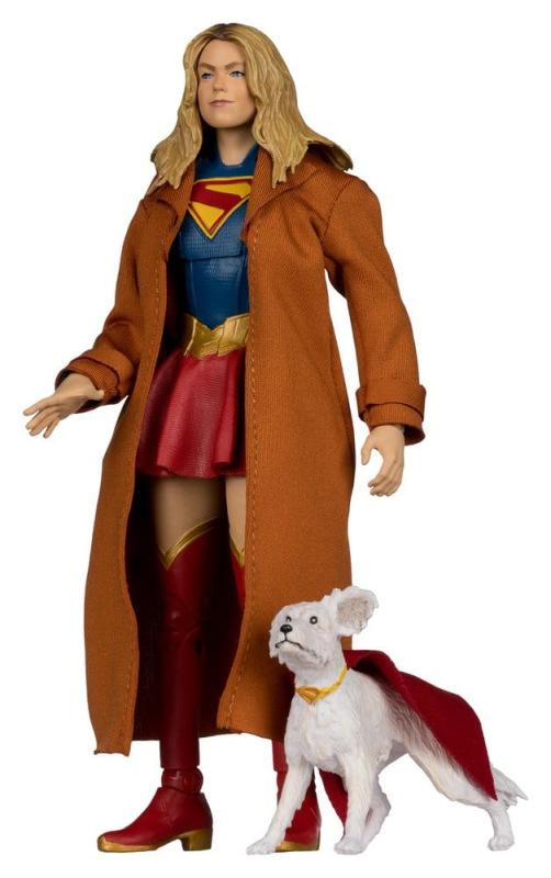 Supergirl (2026) DC Theatrical Deluxe Edition Action Figure Supergirl & Krypto (Gold Label) 17 cm
