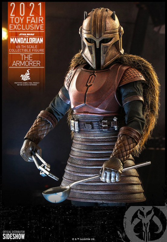 Star Wars The Mandalorian Action Figure 1/6 The Armorer 2021 Toy Fair Exclusive 29 cm 8