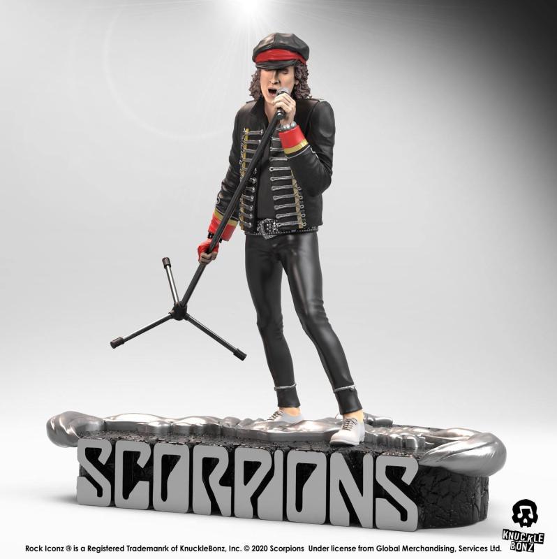 Scorpions Rock Iconz Statue Klaus Meine Limited Edition 22 cm