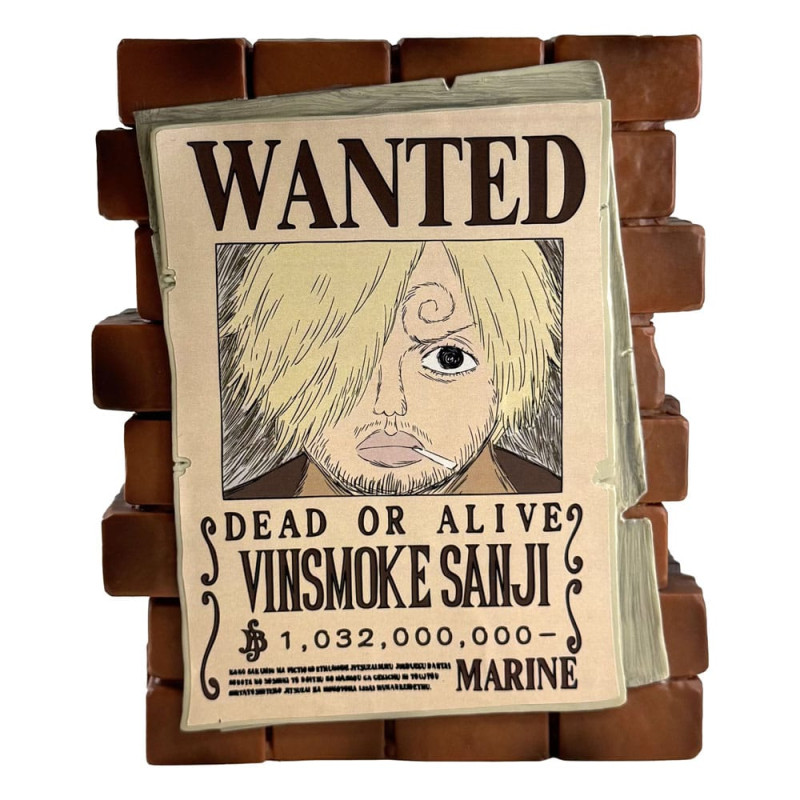 One Piece Coin Bank Sanji Wanted 1