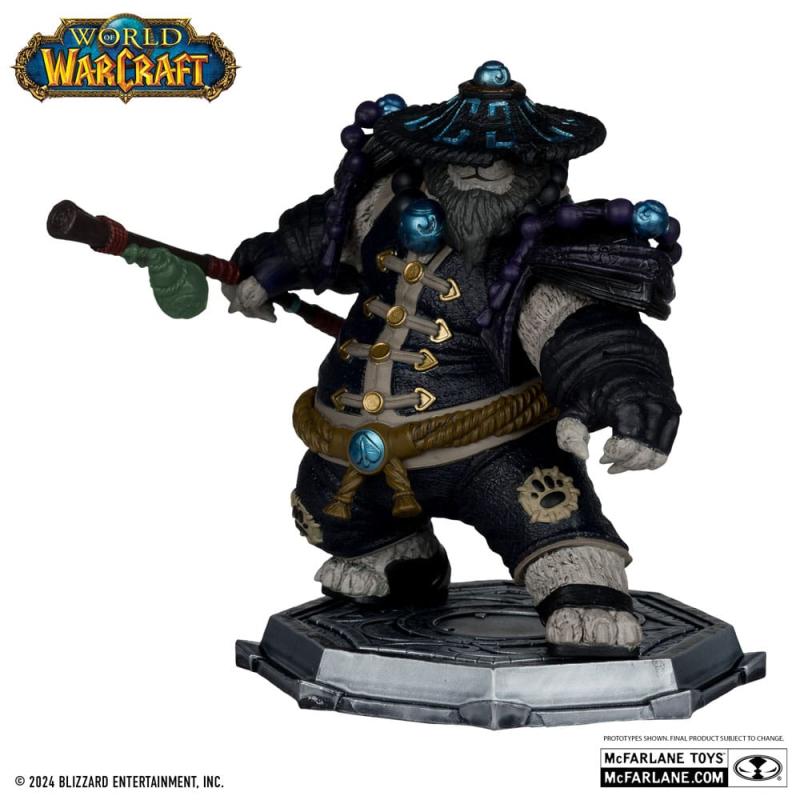 World of Warcraft PVC Statue 2-Pack 1/12 Dwarf Hunter: Beast Master & Pandaren: Monk (Gold Label) 15