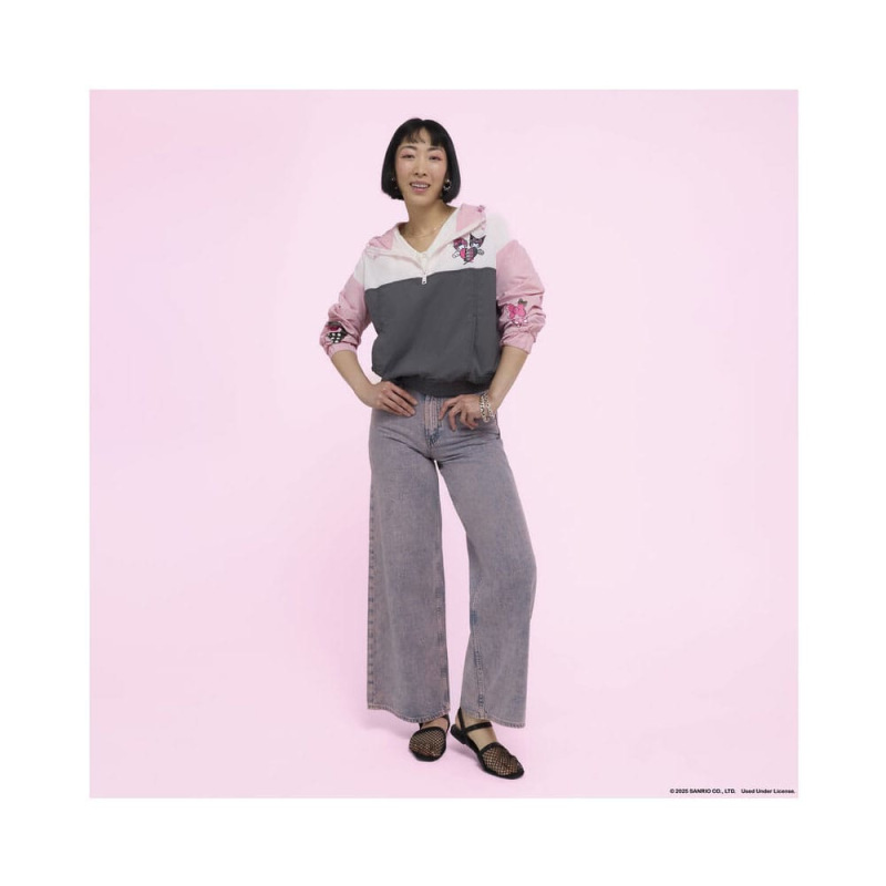 Sanrio by Loungefly Windbreaker Jacket My Melody and Kuromi Size M 1