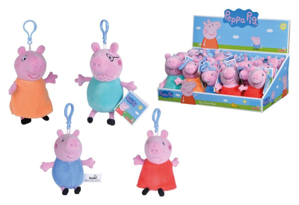 Peppa Pig Plush Keychain Display (18) 1