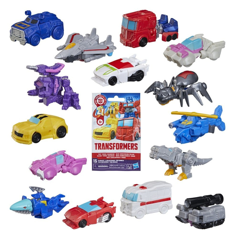Transformers Mini Action Figures 4 cm Tiny Turbo Changers Blind Box Display (24) 6