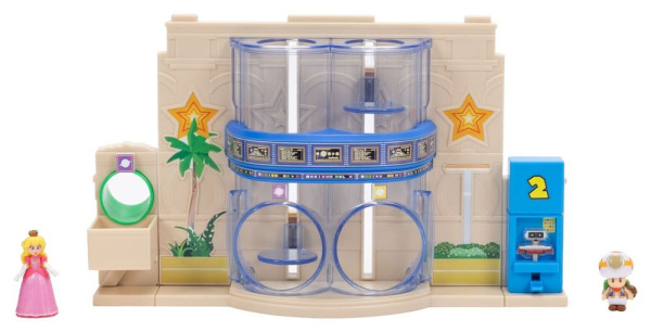The Super Mario Galaxy Movie Diorama with 2 Mini Figures Gateway Galaxy 5