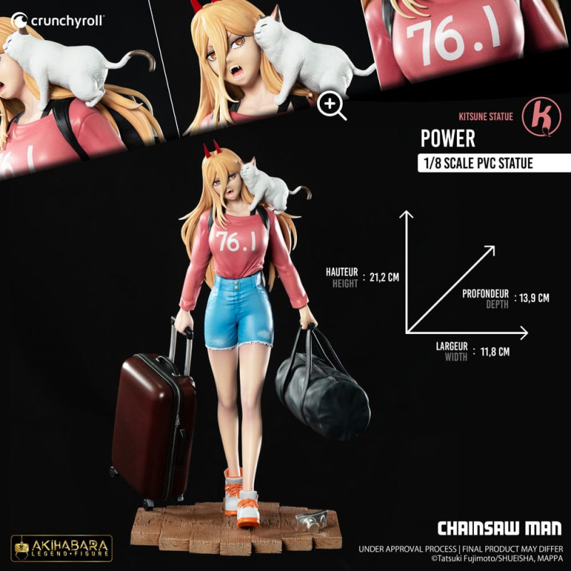 Chainsaw Man PVC Statue 1/8 Power 21 cm 1