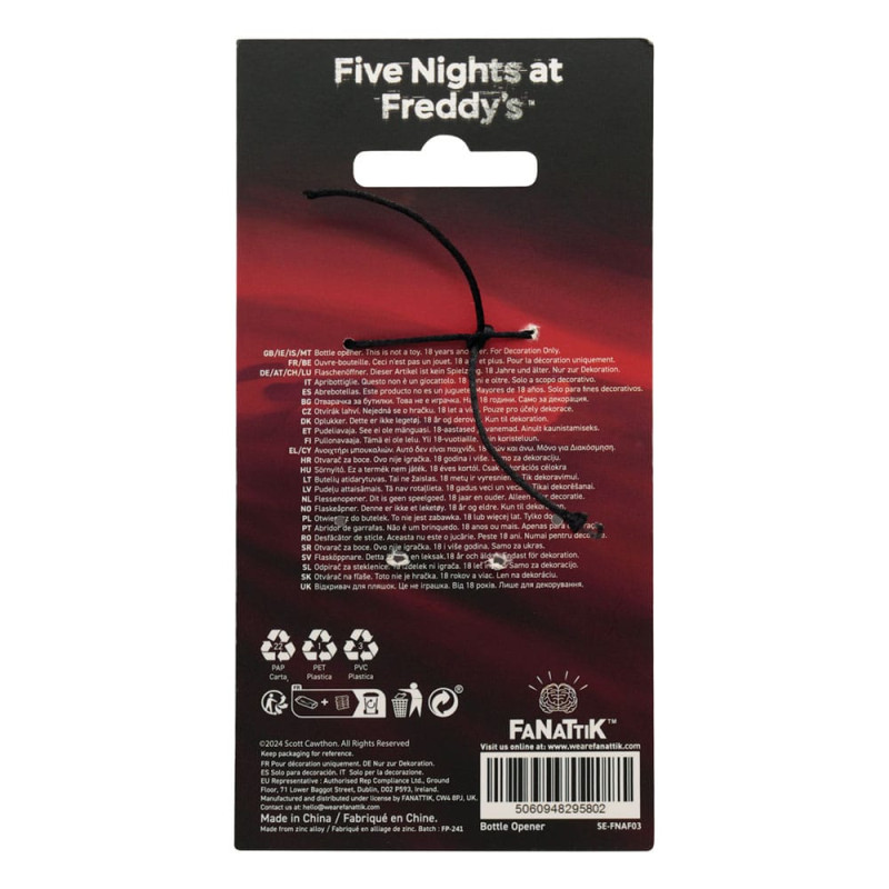 Five Nights at Freddy´s Bottle Opener 10 cm 2