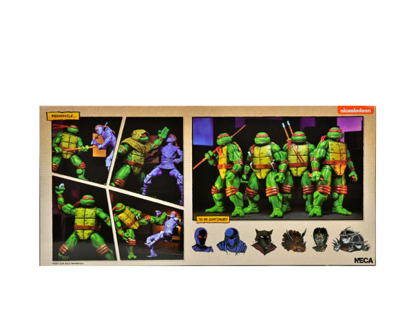 Teenage Mutant Ninja Turtles (Mirage Comics) 4-Pack Action Figures Leonardo, Raphael, Michelangelo, 4