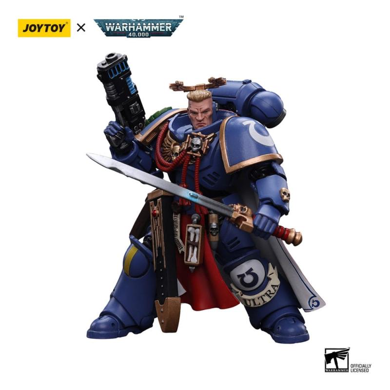 Warhammer 40k Action Figure 1/18 Ultramarines Primaris Captain with Power Sword and Plasma Pistol 12