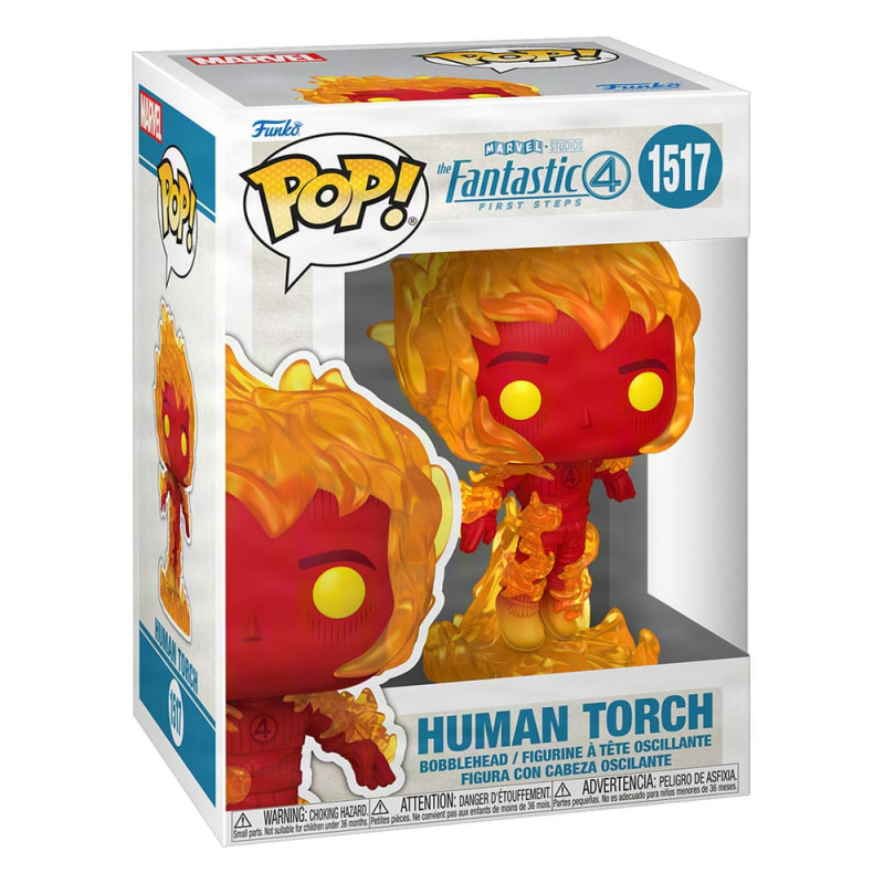 The Fantastic Four: First Steps POP! Marvel Vinyl Figure Human Torch 9 cm 1