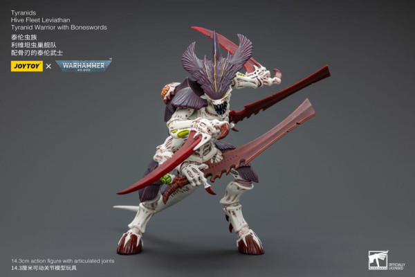Warhammer 40k Action Figure 1/18 Tyranids Hive Fleet Leviathan Tyranid Warrior with Boneswords 12 cm 9