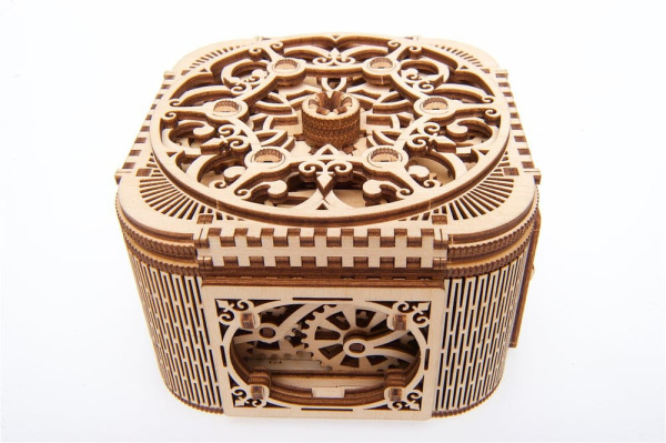 Ugears 3D Wooden Puzzle Treasure Box 8
