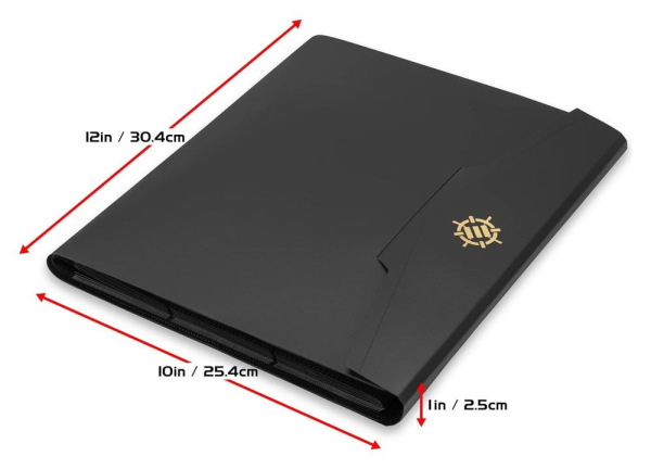 Enhance Binder 9 Pocket Card Binder Black 30 x 25 x 3 cm 1