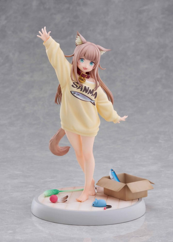 My Cat Is a Kawaii Girl Statue 1/6 Kinako Play With Ver. AmiAmi 21 cm