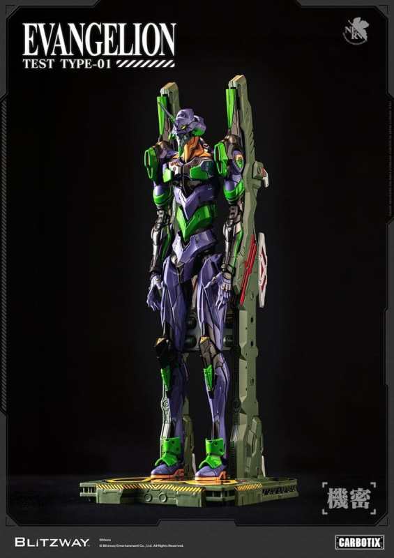 Evangelion Carbotix Action Figure Evangelion Unit-01 Test Type (DX Ver.) 33 cm 6