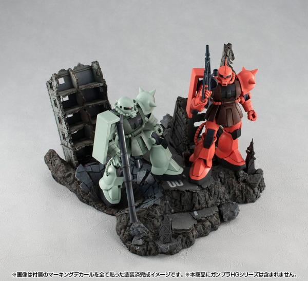 Mobile Suit Gundam Realistic Model Series Diorama G Structure GS02M The abandoned buildings in New Y