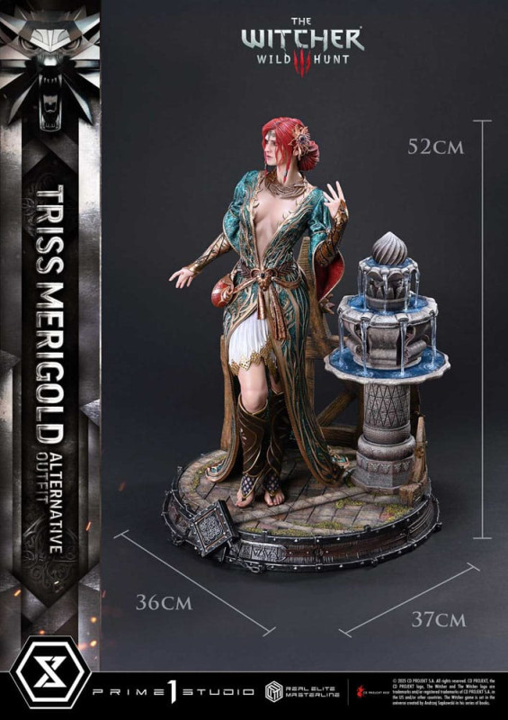 The Witcher 3: Wild Hunt Real Elite Masterline Series Statue 1/4 Triss Merigold 52 cm 5