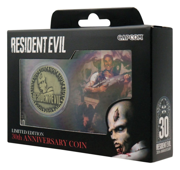 Resident Evil Collectable Coin 30th Anniversary Antique Brass 2