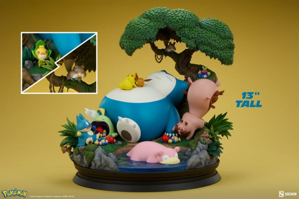 Pokémon Diorama Snorlax 33 cm 7