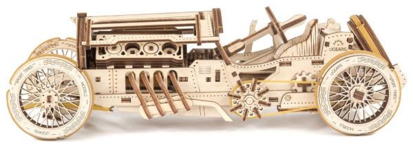 Ugears 3D Wooden Puzzle U-9 Grand Prix Car 4