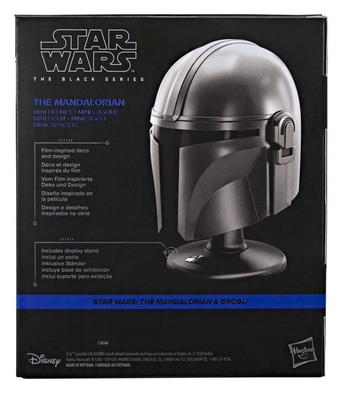 Star Wars: The Mandalorian & Grogu Black Series Mini Helmet The Mandalorian 1