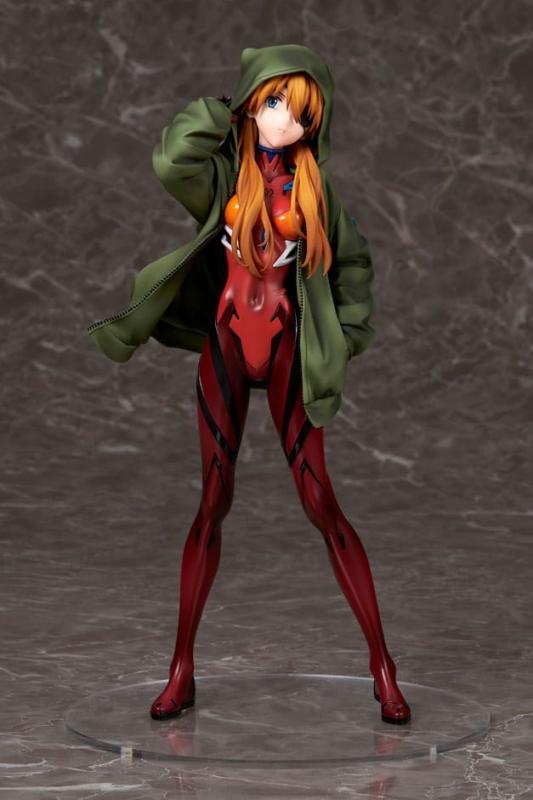 Shin Evangelion Movie PVC Statue 1/7 Shikinami Asuka Langley Hoodie Ver. 23 cm