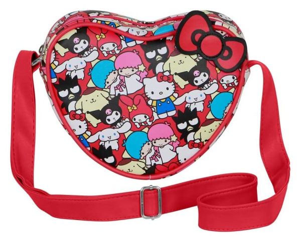 Sanrio Casual Heart Crossbody Bag Hello Kitty Friends Multicolour 1