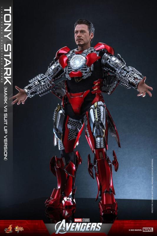 The Avengers Movie Masterpiece Action Figure 1/6 Tony Stark (Mark VII Suit-Up Version) 31 cm