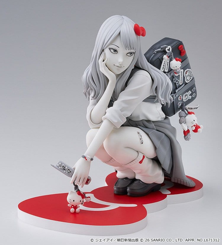 Junji Ito PVC Figure Gyaru Tomie x Hello Kitty 14 cm 7