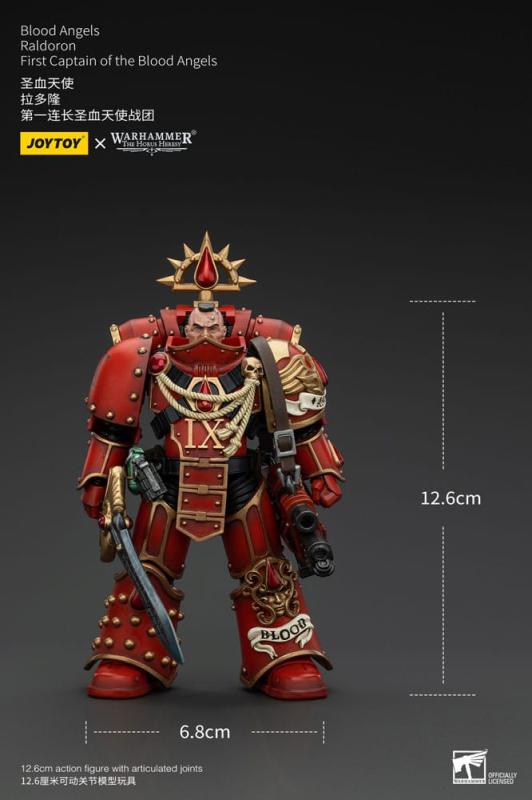 Warhammer The Horus Heresy Action Figure 1/18 Blood Angels Raldoron First Captain of the Blood Angel