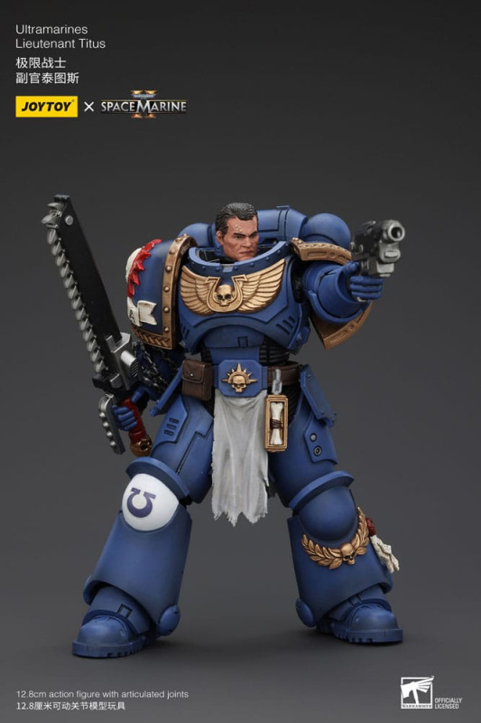 Warhammer 40k Action Figure 1/18 Uitramarines Lieutenant Titus 13 cm 9