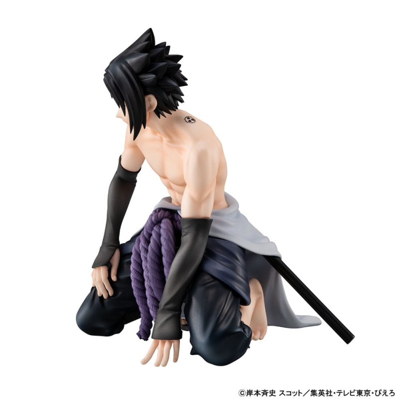 Naruto Shippuden G.E.M. Series PVC Statue Sasuke Palm Size 12 cm 3