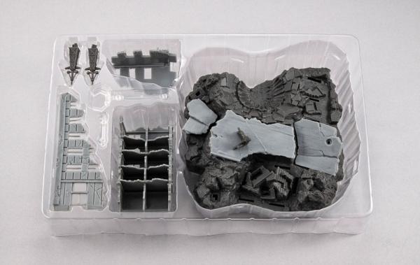 Mobile Suit Gundam Realistic Model Series Diorama G Structure GS02M The abandoned buildings in New Y