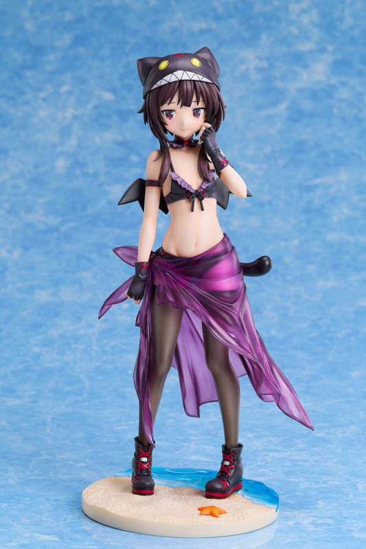 KonoSuba: An Explosion on This Wonderful World! Statue 1/7 Megumin Chomusuke Swimsuit Ver. 22 cm 2