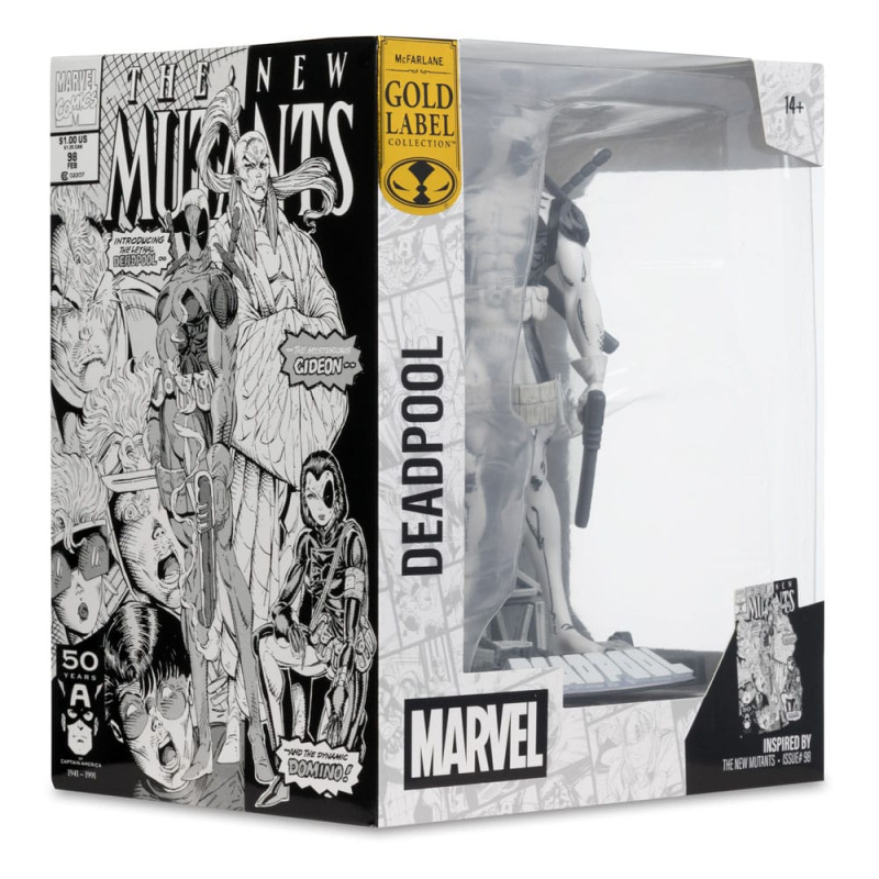 Marvel Collection PVC Statue 1/10 Deadpool (The New Mutants #98) (Line Art) (Gold Label) 17 cm 8