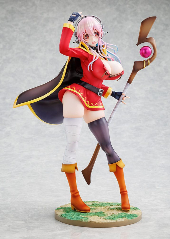 Super Sonico x Konosuba PVC Statue 1/7 Super Sonico Megumin collaboration Ver. 25 cm 10