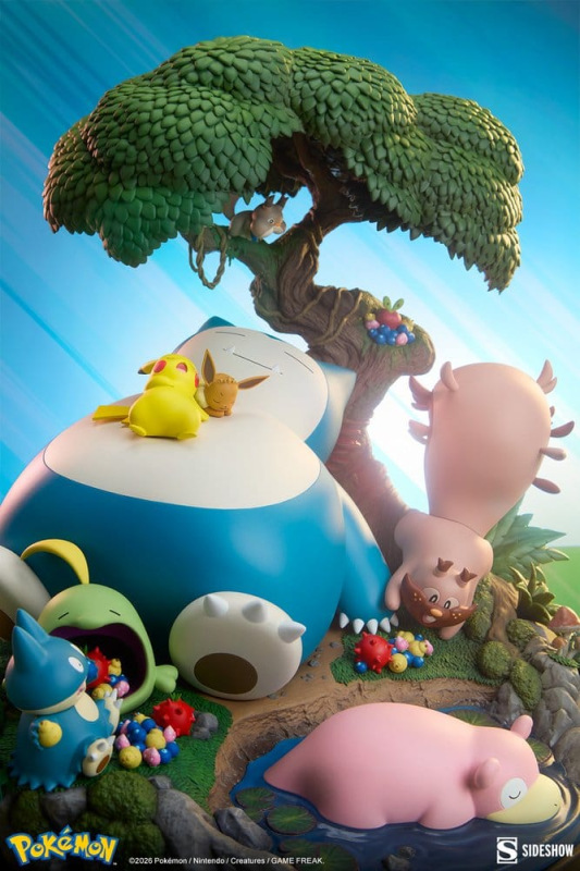 Pokémon Diorama Snorlax 33 cm 3