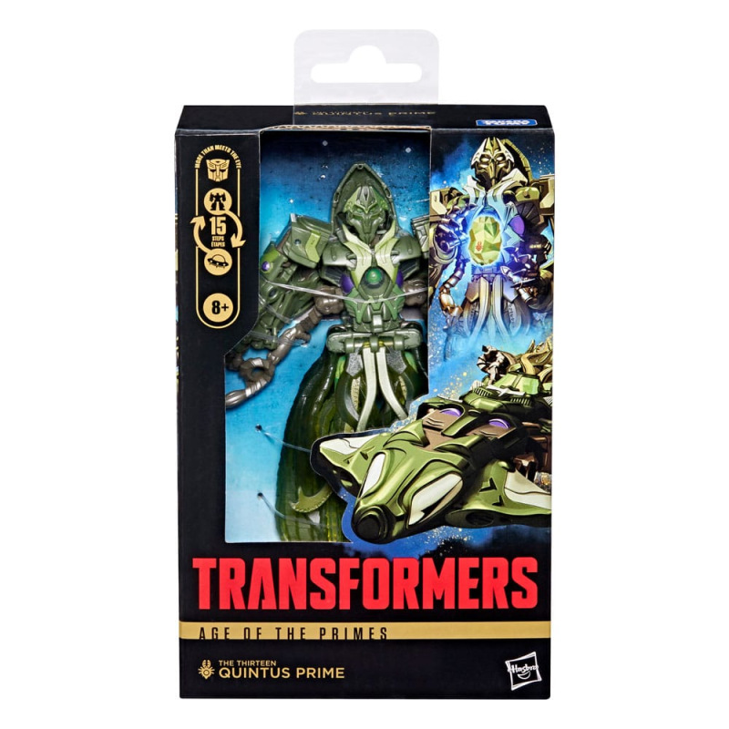 Transformers Age of the Primes Deluxe Class Action Figure The Thirteen: Quintus Prime 14 cm 4