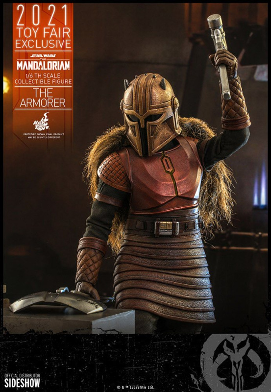 Star Wars The Mandalorian Action Figure 1/6 The Armorer 2021 Toy Fair Exclusive 29 cm 7