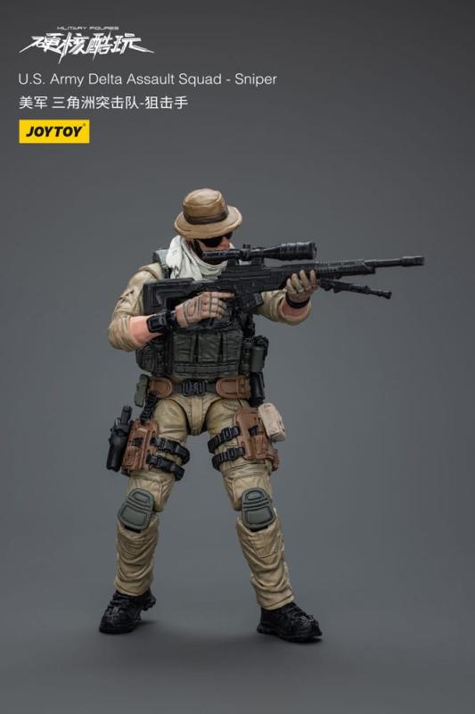 Hardcore Coldplay Action Figure 1/18 U.S. Army Delta Assault Squad Sniper 11 cm 2