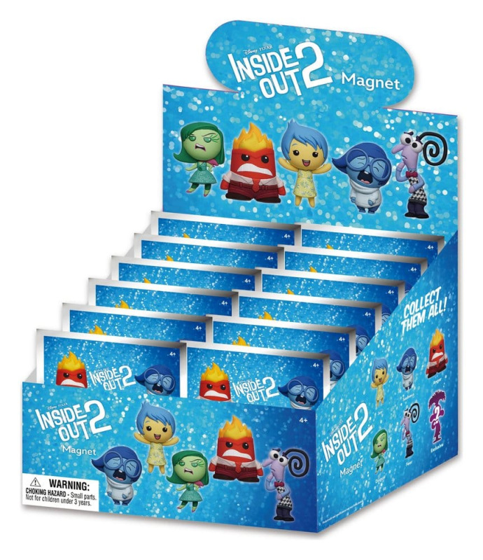 Inside Out 2 Magnets blind pack Series 1 Display (12)