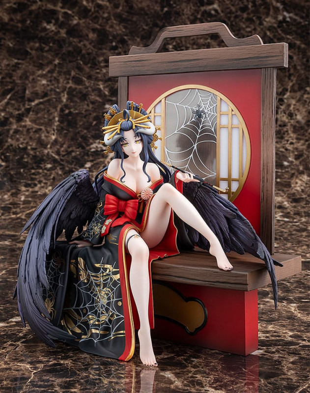 Overlord Statue 1/7 Albedo Splendid Kimono Ver. 27 cm 3