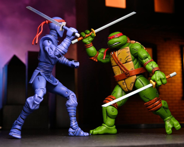 Teenage Mutant Ninja Turtles (Mirage Comics) 4-Pack Action Figures Leonardo, Raphael, Michelangelo, 11