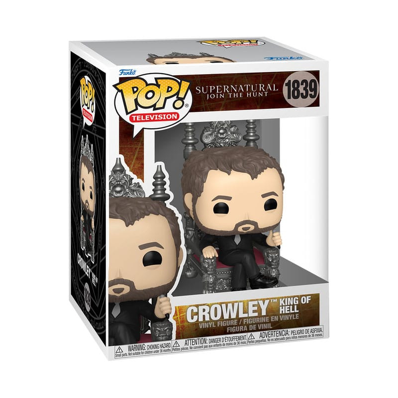 Supernatural POP! Premium Vinyl Figure CrowleyKoH 9 cm 1