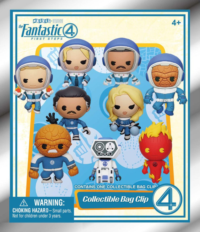 Fantastic Four 3D PVC Bag Clips Movie Display (24) 1